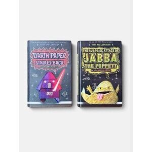 Tom Angleberger Origami Yoda Hardcover Book Bundle Darth Paper Jabba Star Wars